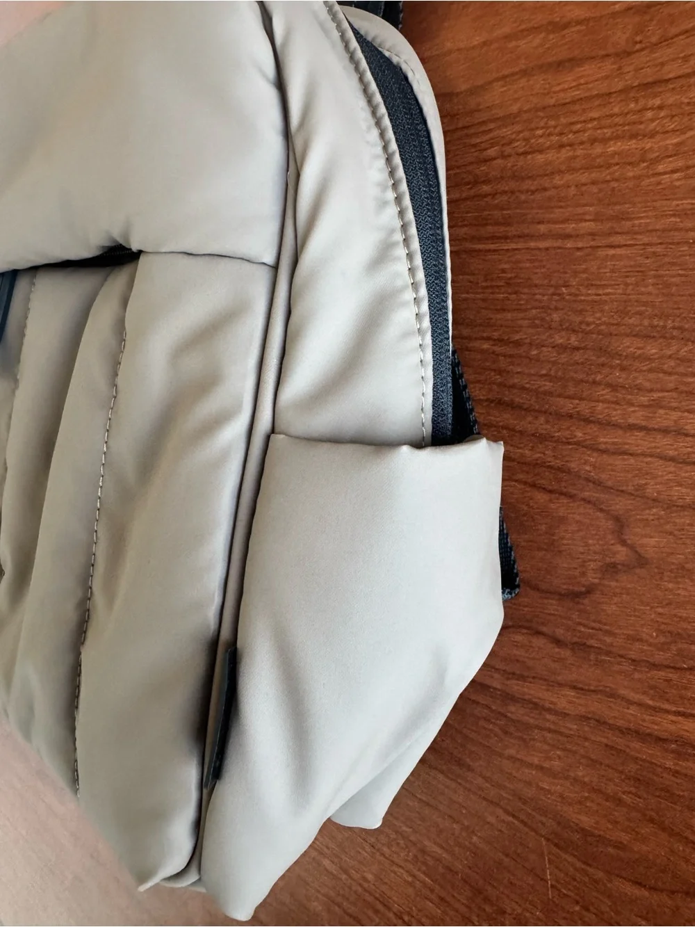 CALPAK Luka Mini Backpack Taupe Puffy Travel Everyday Backpack NWOT
